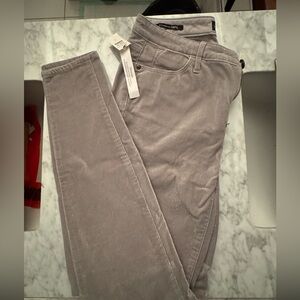 Talbots Light Gray Corduroy Jeggings